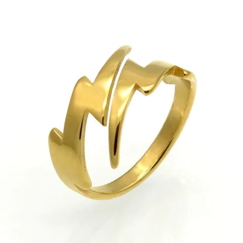 Tiny Lightning Ring: Modern Vintage Jewelry for Women